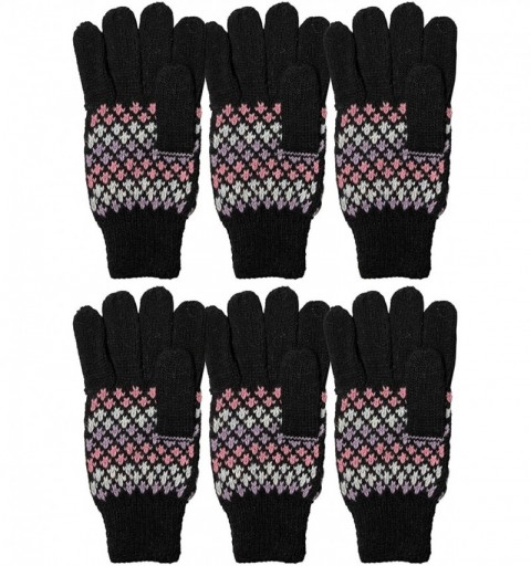 Skullies & Beanies Winter Beanies & Gloves For Men & Women- Warm Thermal Cold Resistant Bulk Packs - 6 Pack Assorted D - CR18...
