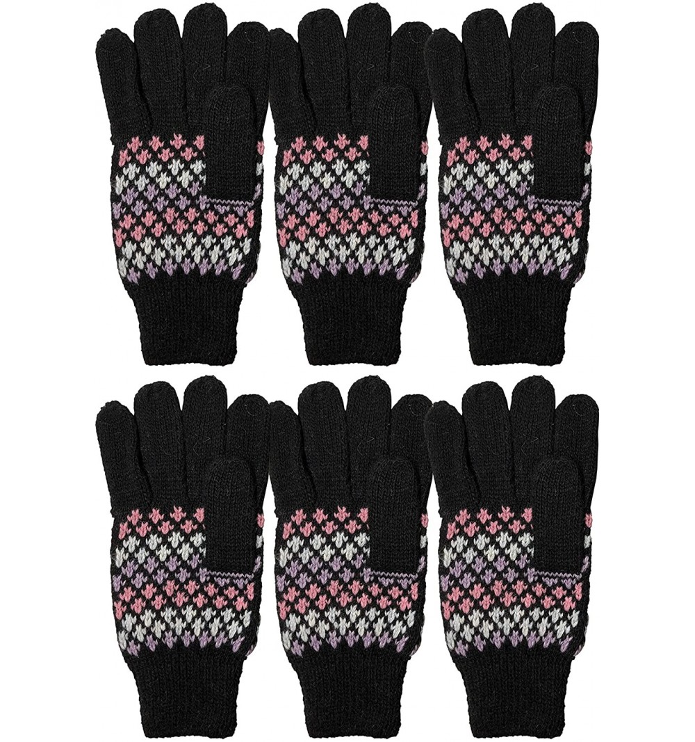 Skullies & Beanies Winter Beanies & Gloves For Men & Women- Warm Thermal Cold Resistant Bulk Packs - 6 Pack Assorted D - CR18...