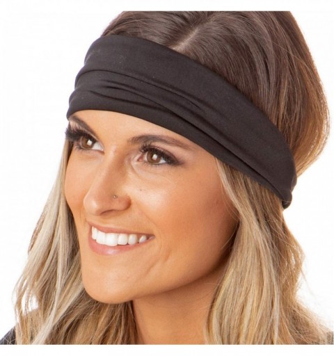 Headbands Adjustable Cute Fashion Sports Headbands Xflex Wide Hairband for Women Girls & Teens - C718ELKRKK2 $14.00