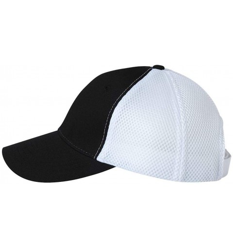 Baseball Caps Spacer Mesh Cap - Black/White - CW11CYQ62ON $10.65