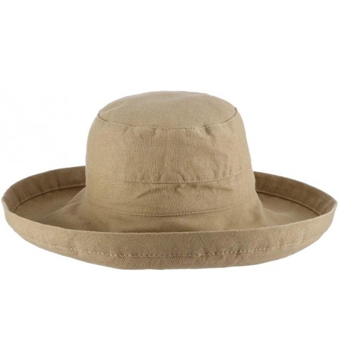 Sun Hats Women's Cotton Hat with Inner Drawstring and Upf 50+ Rating - Desert - CV1130G37BH $36.42