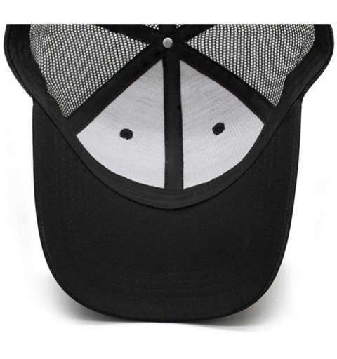 Baseball Caps Hats Unisex Men's Classic Caps Adjustable Mesh Visor Baseball Hats - Black-166 - C218USUC79M $18.87