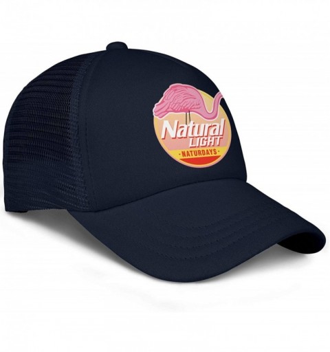 Baseball Caps Men Unisex Adjustable Natural-Light-Naturdays-Strawberry-Baseball Caps Cotton Flat Hats - Dark Blue-19 - CP18WH...
