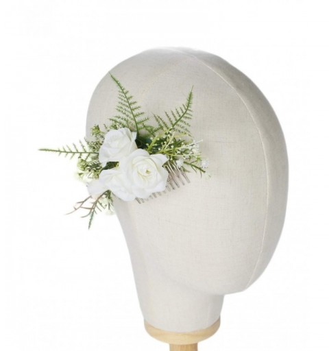 Headbands Floral Crown Green Headpiece Bridal Accessories Wedding Crown (G-comb) - G-comb - C618RS6S6X9 $11.47