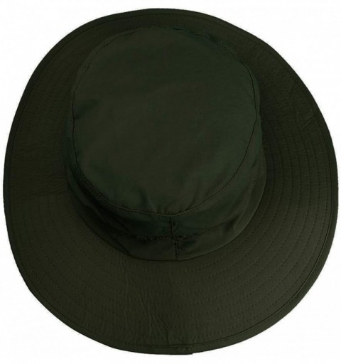 Sun Hats Mesh Sun Hat Outdoor Fishing Hiking Sun Cap Neck Face Flap Portect Hat UPF50+ - Army Green - C2182AZA7HI $30.23