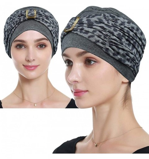 Skullies & Beanies Winter Beanie Hats Stylish Chemo Turban Headwear for Women - Soft- Stylish- Warm - Leopard - CA194CN6T4Q $...