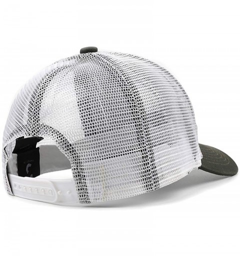 Sun Hats Unisex Cool Cap Flat Adjustable Fits Snapback-Herkler-and-Koch-Golf Hat Wash - Army-green-39 - CM18R2XQZQL $16.45