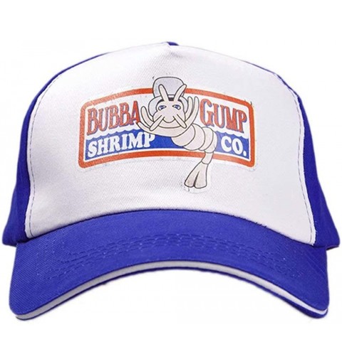 Baseball Caps Adult Gump Running Hat- Shrimp Mesh Baseball Trucker Cap- Cosplay Costumes - Blue-2 - CD18COI68UL $9.21