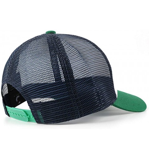 Baseball Caps Men Novel Baseball Caps Adjustable Mesh Dad Hat Strapback Cap Trucks Hats Unisex - Green - C918AH0ALQA $13.69