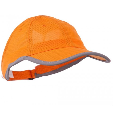 Baseball Caps Athletic Mesh Ponytail Cap - Orange - CK11RNPELU7 $30.74