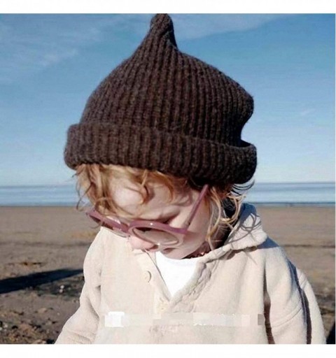 Skullies & Beanies 2PCS Mother&Baby Hat Parent-Child Hat Family Matching Cap Winter Warmer Knit Wool Beanie Ski Cap - Mz-483w...