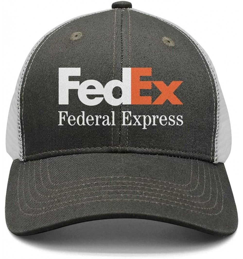 Baseball Caps Mens Printed FedEx-Ground-Express-Violet-Green-Logo-Symbol-Adjustable Sun Cap - Army-green-9 - CM18OQW09GZ $19.76