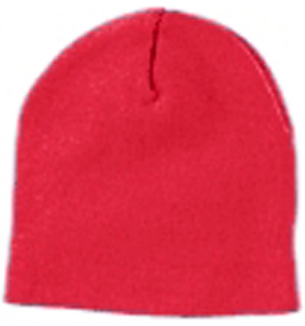 Baseball Caps Knit Cap (1500)- RED- OS - C3110MKNRQT $11.38