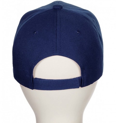 Baseball Caps Classic Baseball Hat Custom A to Z Initial Team Letter- Navy Cap White Black - Letter G - CB18IDTLNIO $10.23