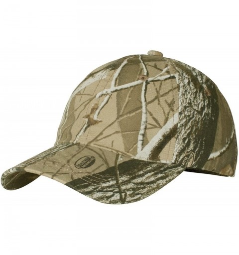 Baseball Caps Men's Pro Camouflage Series GarmentWashed Cap - Real Tree Hardwoods - CI183CCDMDQ $9.52