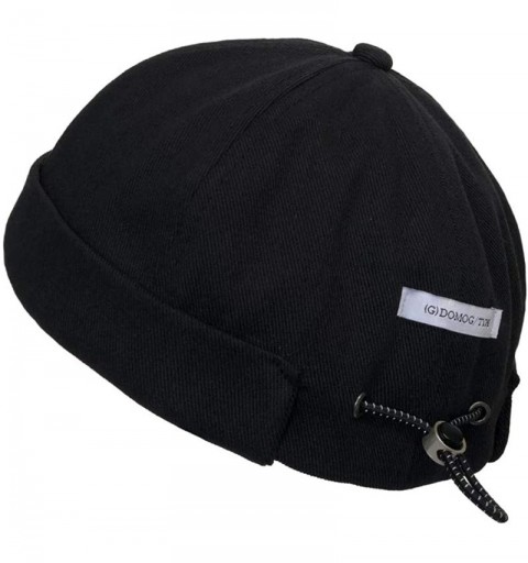 Skullies & Beanies Docker Cap Hats Sailor Cap Men Hats Worker Beanie Hat Retro Brimless Hat - Ct15-black - CH196X4Z7M4 $14.10