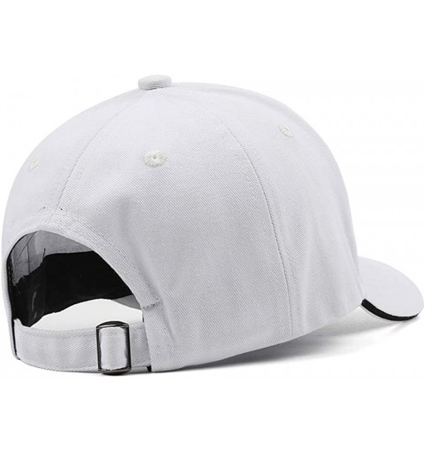 Baseball Caps W900-Trucks Baseball Cap for Men Novel Adjustable Mesh Hat Dad Strapback Hats - White-4 - CC18AHC5X08 $19.64