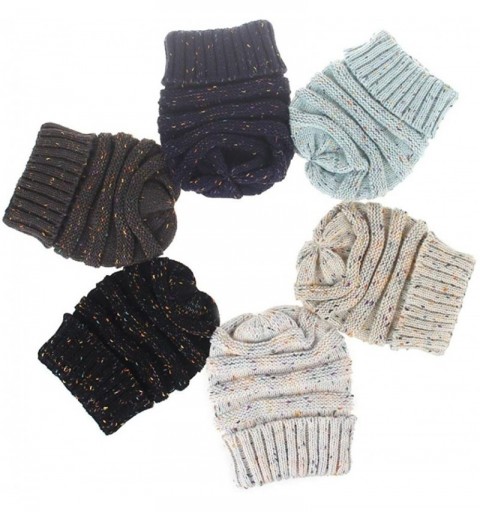 Skullies & Beanies Fashion Womens Winter Warm Knit Crochet Ski Hat Braided Turban Headdress Cap - White - CQ1867Y3WC4 $9.48