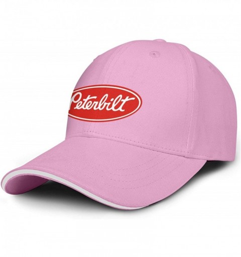 Baseball Caps Men Novel Baseball Caps Adjustable Mesh Dad Hat Strapback Cap Trucks Hats Unisex - Pink - CV18AH02LS5 $14.97
