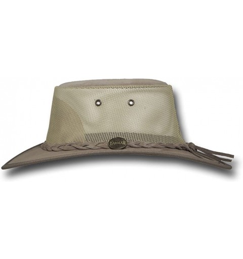 Sun Hats Foldaway Cooler Leather Hat - Item 1068 - Sand - C5117R25OV1 $36.05
