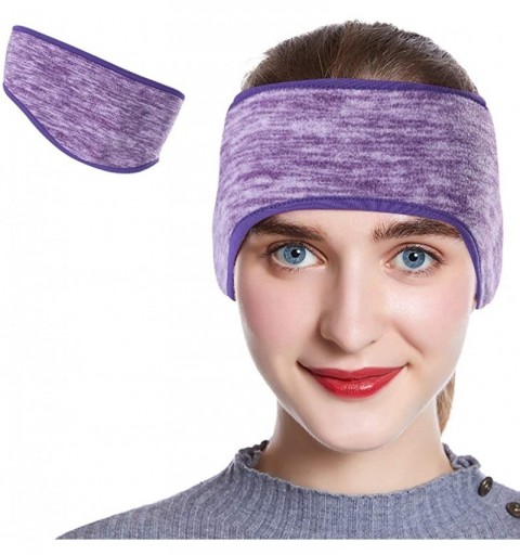 Headbands Headbands Stretch Earmuffs Wear Full - purple - CL1926YZ0CY $10.75