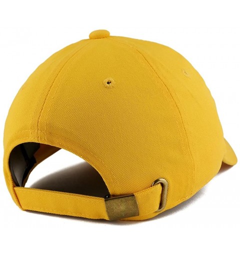 Baseball Caps Mami Embroidered Low Profile Soft Cotton Dad Hat Cap - Gold - C418D4X7D7Z $15.91