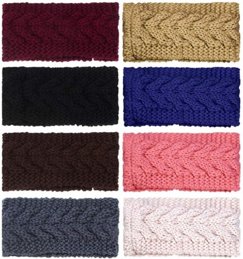 Cold Weather Headbands Headband Crochet Headbands Versatile - CY18L2TUUL7 $37.77
