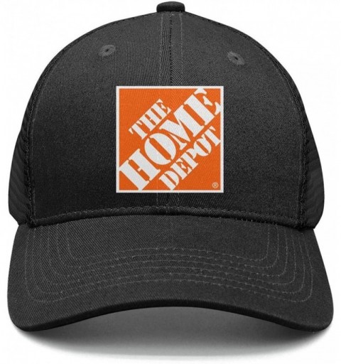 Baseball Caps Mens Womens Adjustable The-Home-Depot-Orange-Symbol-Logo-Custom Running Cap Hat - Black-43 - CJ18QI8CHR3 $14.84