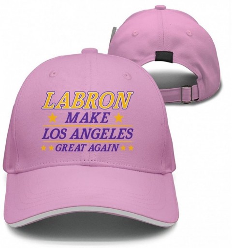 Skullies & Beanies labron-Gold-Crown Mens Womens Breathable Baseball Hats - Labron_make_l.a._great_again-1 - CX18GL4UMHZ $16.02