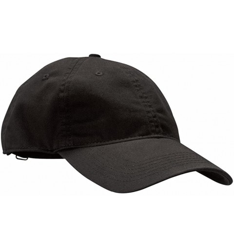 Baseball Caps 100% Organic Cotton Twill Adjustable Baseball Hat - Black - CX1129NN2XF $9.50
