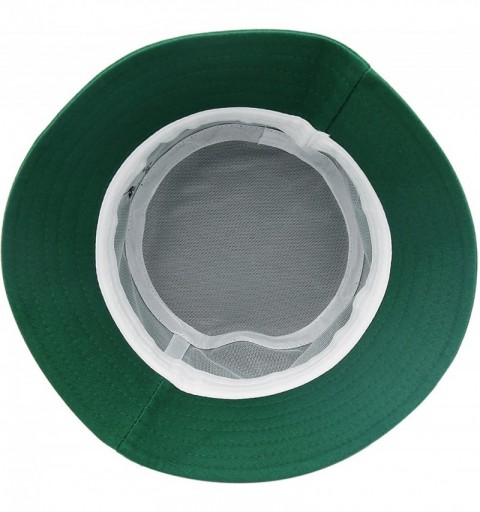 Bucket Hats Unisex Fashion Embroidered Bucket Hat Summer Fisherman Cap for Men Women - Pineapple Green - C018GDKL230 $12.70