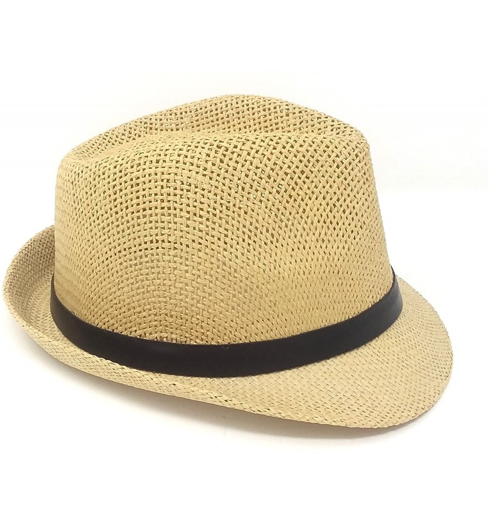 Fedoras Fedoras Lightweight Classic Hat Assorted Colors and Styles Wholesale Bulk LOT - Leather Buckle - CG18DM5GMWL $50.05