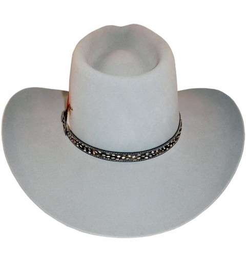 Cowboy Hats American Made XX Fur Blend Dynafelt Hat - Grey - CI1293SZRQX $47.08