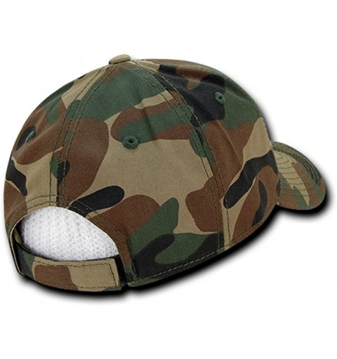 Baseball Caps USA US American Flag Embroidered Tactical Operator Cotton Structured Baseball Hat Cap - Forest Camo - C3182ZU50...