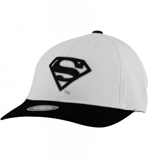 Baseball Caps Superhero Snapback Baseball Cap Hip-hop Flat Bill Hat - White - C2180Q93T4Z $19.68