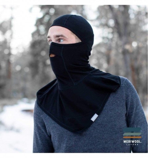 Balaclavas Ski Mask For Men n Women 100% Merino Wool Balaclava Ski Face Snow Mask - CE18RHYQXGS $21.25