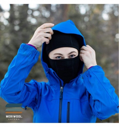 Balaclavas Ski Mask For Men n Women 100% Merino Wool Balaclava Ski Face Snow Mask - CE18RHYQXGS $21.25