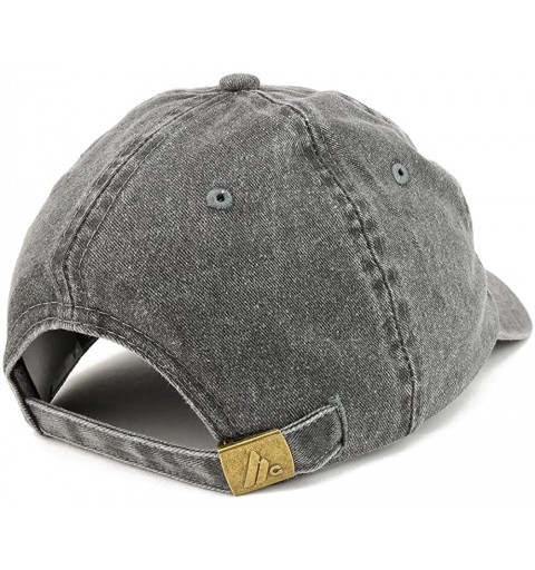 Baseball Caps WTF America Embroidered Washed Cotton Adjustable Cap - Black - CD185LUDM4E $13.76