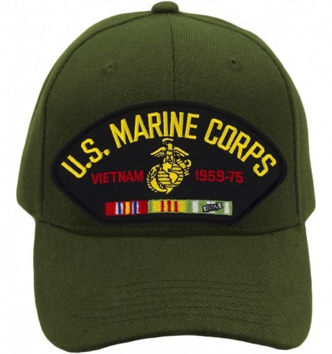 Baseball Caps US Marine Corps - Vietnam War Hat/Ballcap Adjustable One Size Fits Most - Olive Green - C018RQWZQHM $21.96