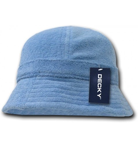 Sun Hats Terry Bucket Hats - Sky - CI11903PVFT $27.40