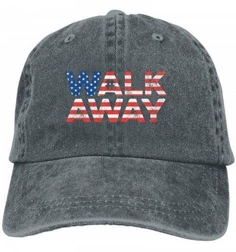 Baseball Caps WalkAway Movement Walk Away Movement - Retro Denim Baseball Hat Trucker Hat Dad Hat Adjustable - Asphalt - CB18...