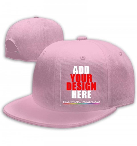 Baseball Caps Custom Baseball Caps- Design Your Own Hat- Team Photo Text Logo Graphic Print - Baseball-c Pink - C218U035755 $...