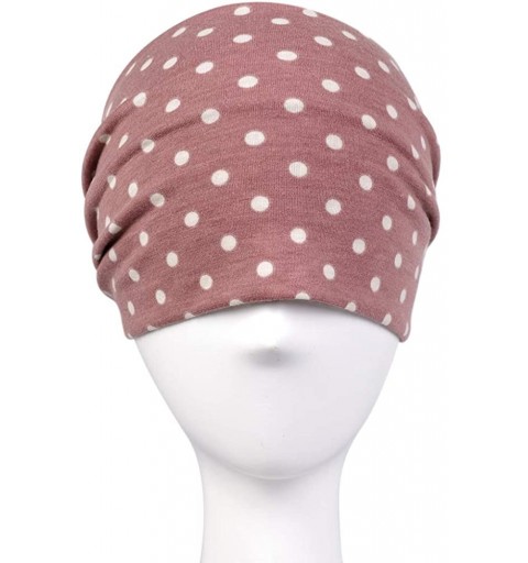 Headbands Knotted Headbands Stretch Headwrap - 4 pack-6 yoga boho headbandas - CL18Y97EQWK $21.16