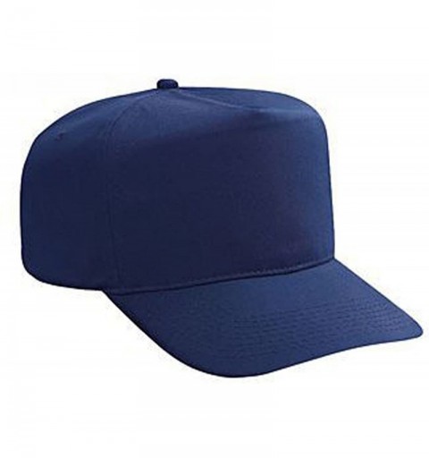 Baseball Caps Cotton Twill High Crown Golf Style Caps - Navy - CG17YE74398 $7.94
