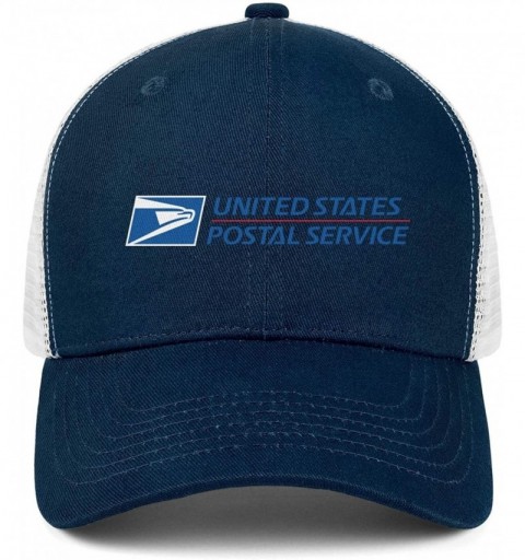 Baseball Caps Mens Womens Fashion Adjustable Sun Baseball Hat for Men Trucker Cap for Women - Navy Blue - CP1934QCC5Y $18.40