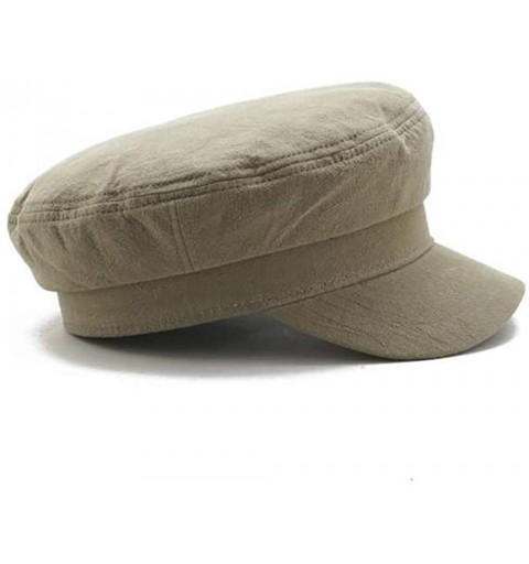 Newsboy Caps Women Newsboy Hat Cotton 8 Panel Plain Cap Berets Gatsby Visor for Spring Summer Autumn - Army Green - CG18W4EIH...