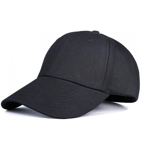 Baseball Caps Baseball Caps Classic Dad Hat Men Women Adjustable Size 35 Optional - 501 Black - CC18SXUCLHW $12.01