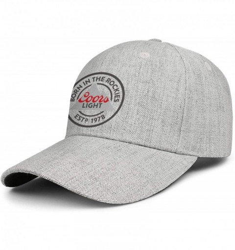 Baseball Caps Cap Adjustable Pattern Coors-Light-Born-in-The-Rockies- Street Dancing Sun Hats - Coors Light Born-4 - CK18KG82...