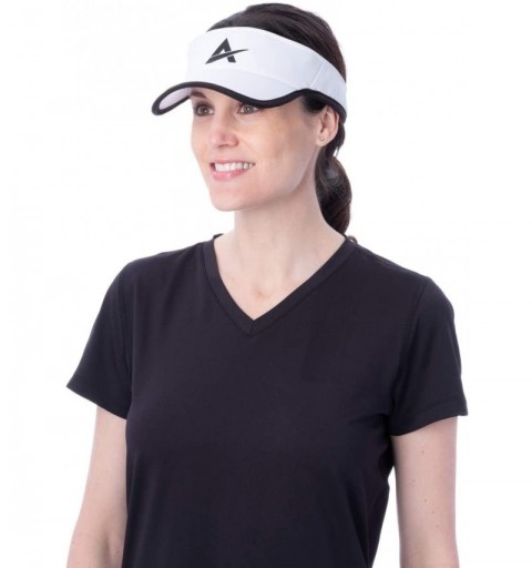Visors Instant Cooling Visor Performance Tech Breathable UPF 50+ Sun Protection Moisture Wicking - Arctic White - C018QI0OYAY...