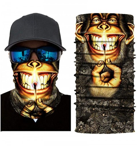 Balaclavas Lion Print Face Mask- Rave Bandana- Neck Gaiter- Scarf- Summer Balaclava for Dust Wind UV Protection - Anq - CS197...
